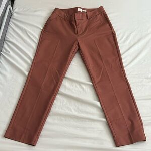 A New Day Pants Womens 8 Coral Skinny Ankle Stretch High Rise